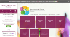 Desktop Screenshot of montgomeryhousesurgery.co.uk