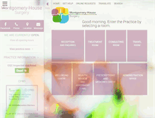 Tablet Screenshot of montgomeryhousesurgery.co.uk